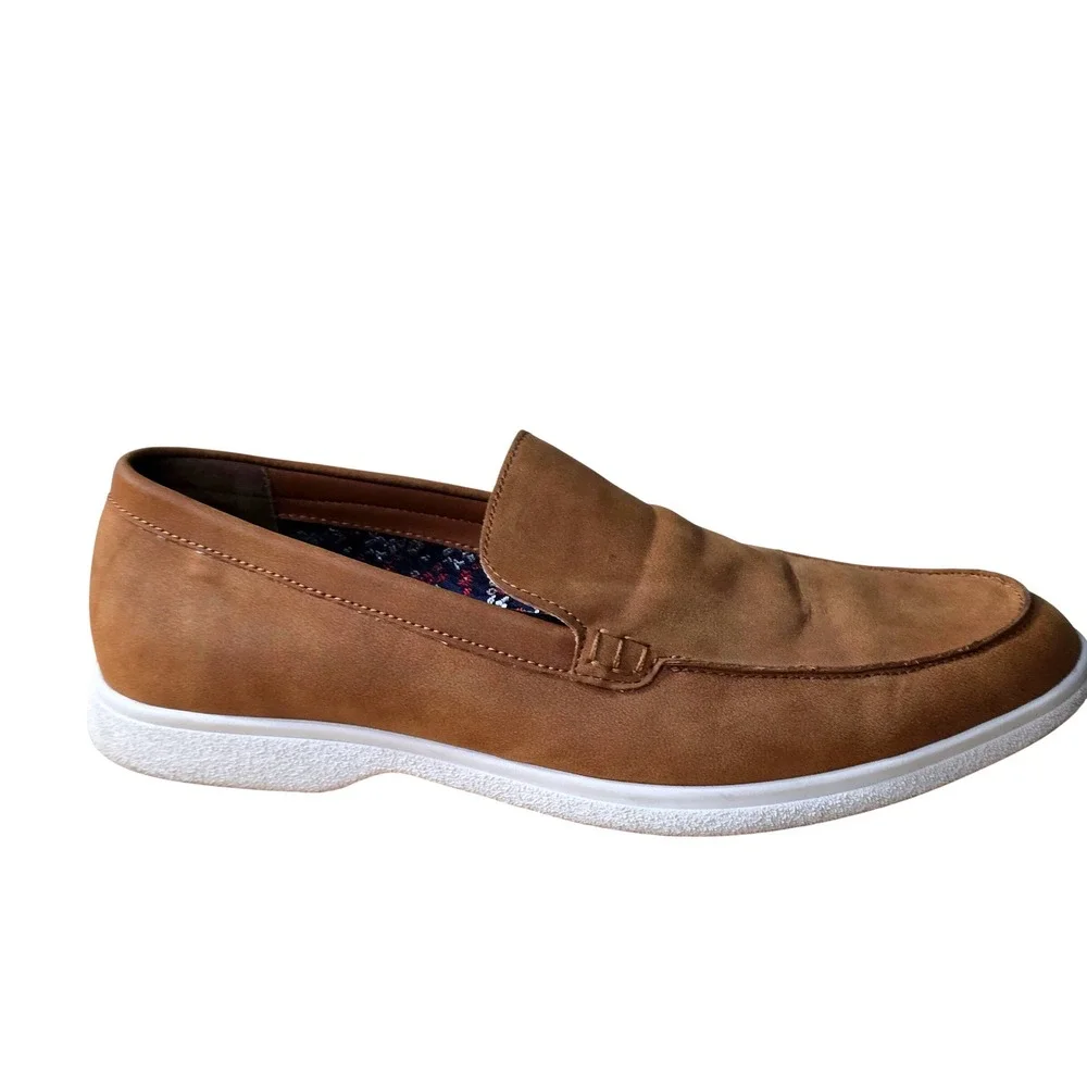 Madden Mens Brown Suede Loafer Shoes Ortholite Comfort Size 11‎